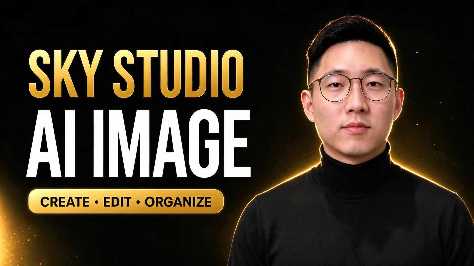 Portada de la lección: imagen con IA en Sky Studio, crear, editar, organizar